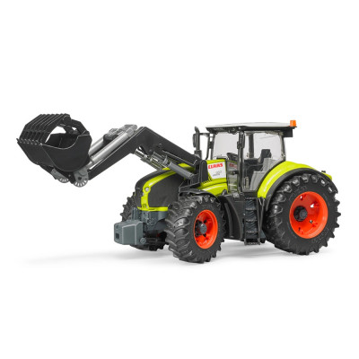 Žaislinis BRUDER traktorius Claas Axion 950 su krautuvu 03013