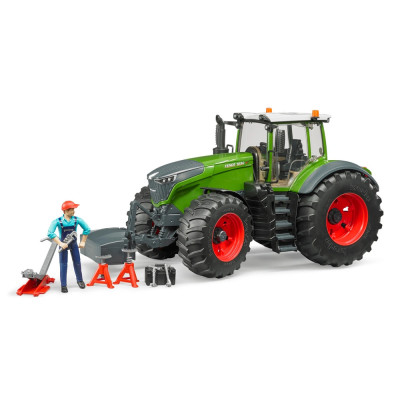 Žaislinis BRUDER traktorius Fendt 1050 Vario su mechaniku ir įrankiais 04041